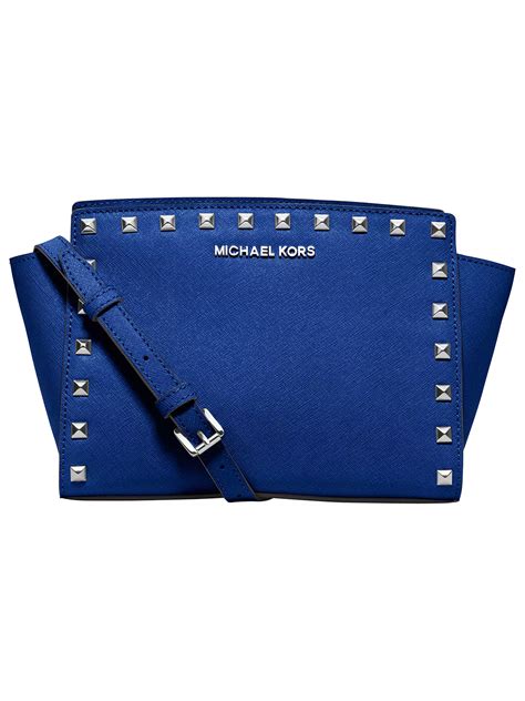 michael michael kors medium selma studded messenger